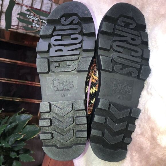 Circus by Sam Edelman 8.5 Snake Print Rare Colors Platform Boots - Picture 7 of 10